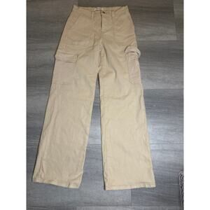Vibrant M.i.U Back To Y2K Wide Cargo Jeans Sand Size 3 (W25)